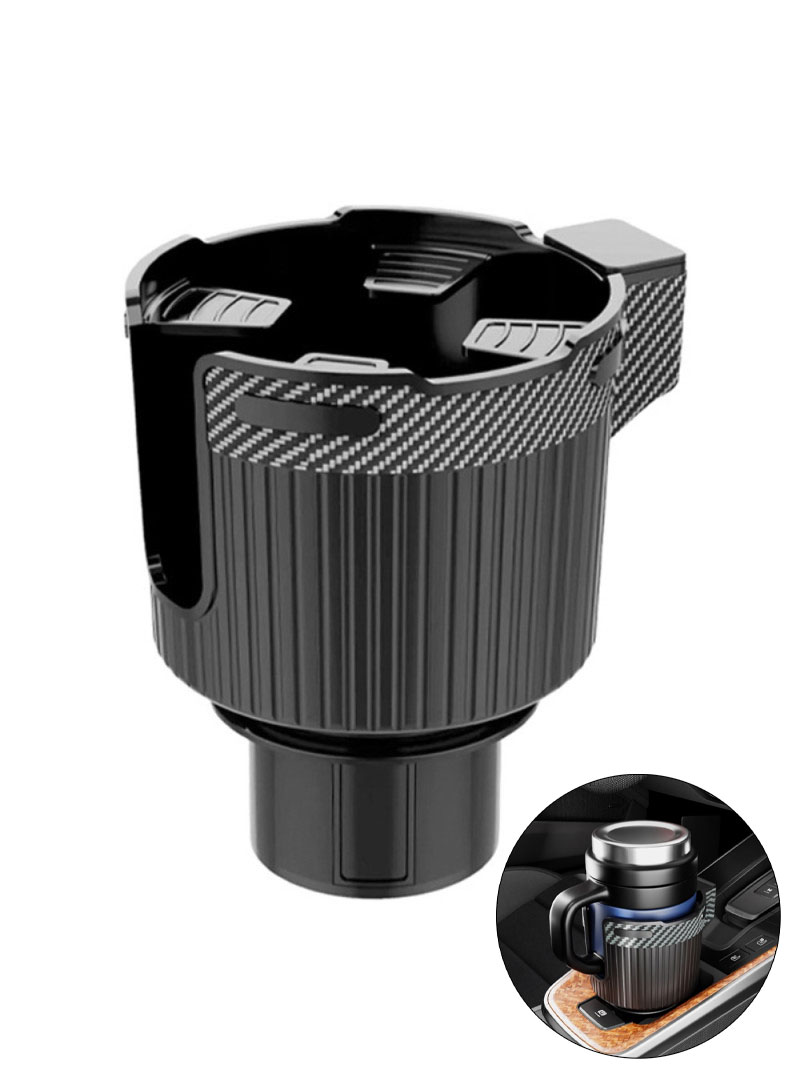 حامل أكواب مائي مسند ذراع السيارة ABS حامل مشروبات مضاد للانزلاق AC-2395 (L10 × W10 × H15.2) سم